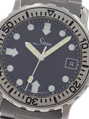 Sinn Divers watch 8827.TI Date black Dial Automatic Men's Watch_967282
